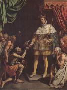 Luis Tristan Louis King of France Distributing Alms (mk05) oil painting artist